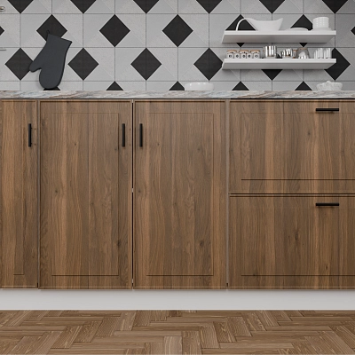 Кухонный фасад Селден Орех Гварнери